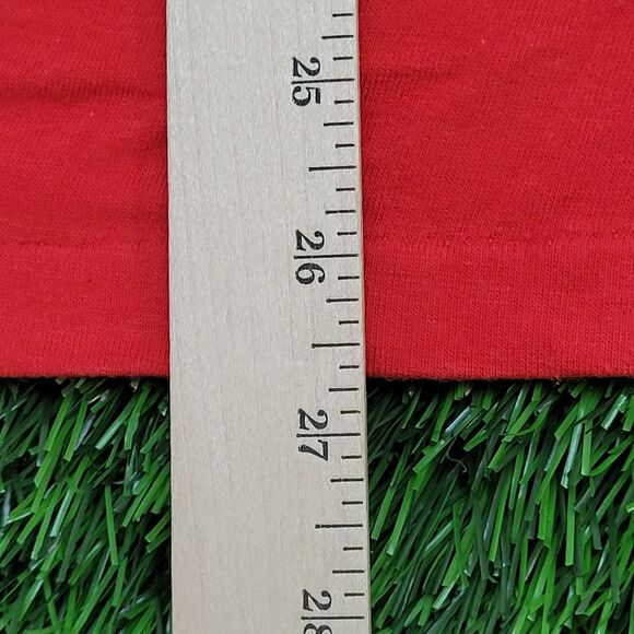 Vintage 80s Wisconsin Shirt Womens M/L Red - Picture 6 of 16